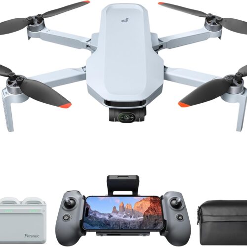 Dron Potensic ATOM 2 con cámara 8K, seguimiento por IA y transmisión de video de 10 km: FLY MORE COMBO