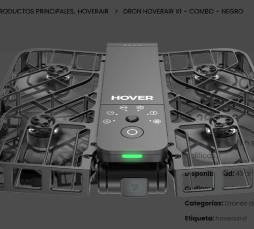 Dron HOVERAir X1 – Combo – Negro - Imagen 2